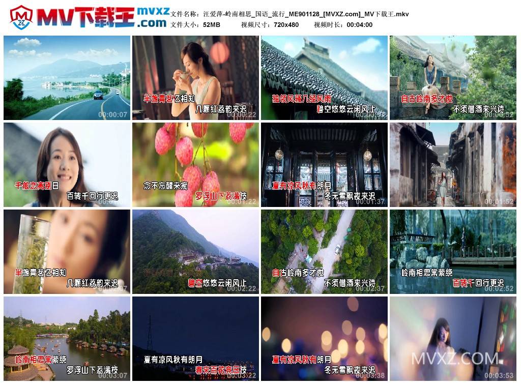汪爱萍-岭南相思_国语_流行_ME901128